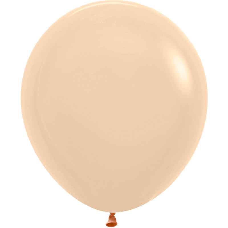 25PK 18in PASTEL MATTE MALIBU PEACH SEMPERTEX (20018405)