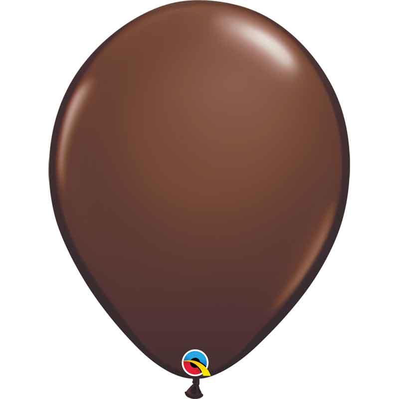50PK 16in FASHION CHOCOLATE BROWN QUALATEX