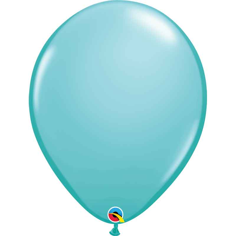 50PK 16in FASHION CARIBBEAN BLUE QUALATEX