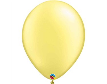 50PK 16in PEARL LEMON CHIFFON QUALATEX