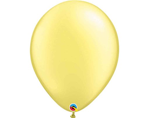 50PK 16in PEARL LEMON CHIFFON QUALATEX