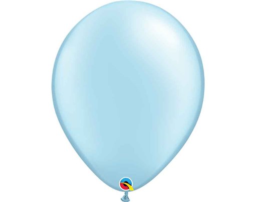 50PK 16in PEARL LIGHT BLUE QUALATEX
