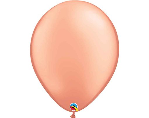 50PK 16in METALLIC ROSE GOLD QUALATEX