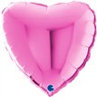 22in METALLIC FUCHSIA HEART FOIL BALLOON