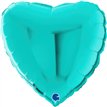 22in METALLIC TIFFANY HEART FOIL BALLOON