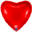 22in METALLIC RED HEART FOIL BALLOON