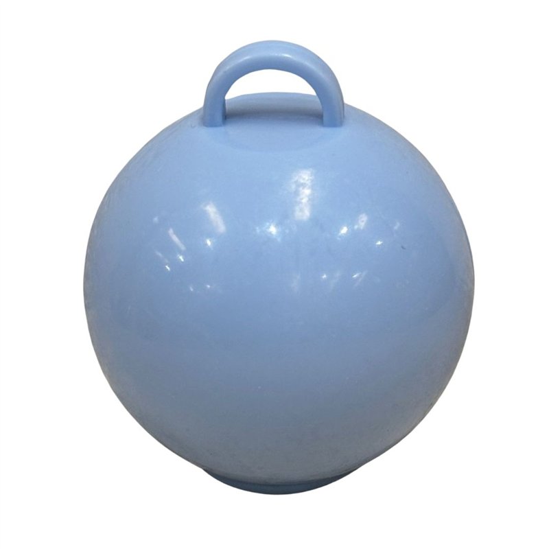 75g BABY BLUE ROUND BALLOON WEIGHT 25S