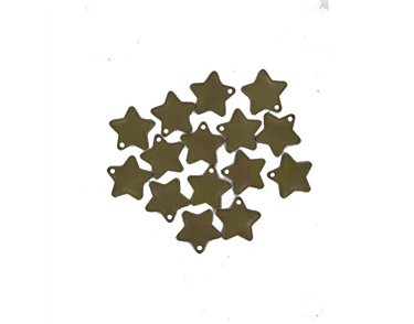 GOLD STAR SHAPED WEIGHT 25S