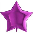36IN PURPLE STAR SHAPED FOIL BALLOON
