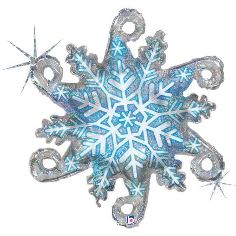 38in LINKY SNOWFLAKE FOIL BALLOON