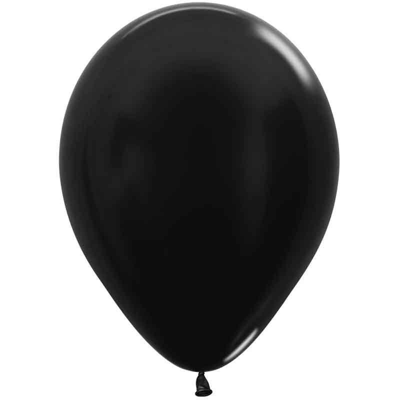 50PK 5in METALLIC BLACK SEMPERTEX (20000566)