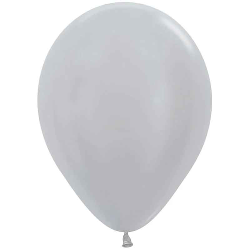 50PK 5in PEARL SILVER SEMPERTEX (20000539)