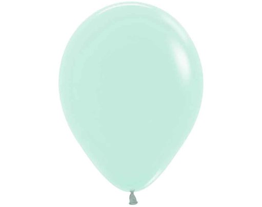 50PK 5in PASTEL MATTE GREEN SEMPERTEX (20012393)