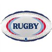 20in RUGBY BALL SHAPEED FOIL BALLOON