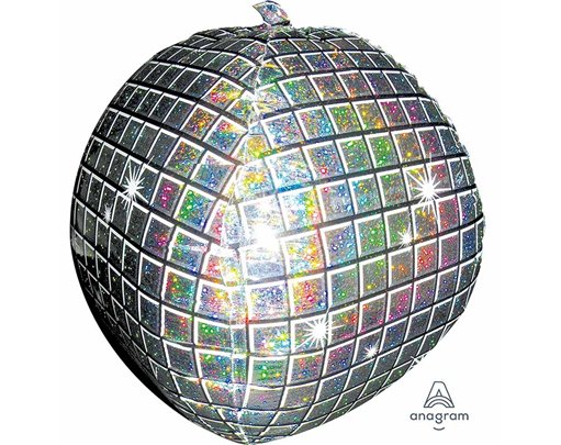 DISCO BALL ULTRA SHAPE FOIL BALLOON