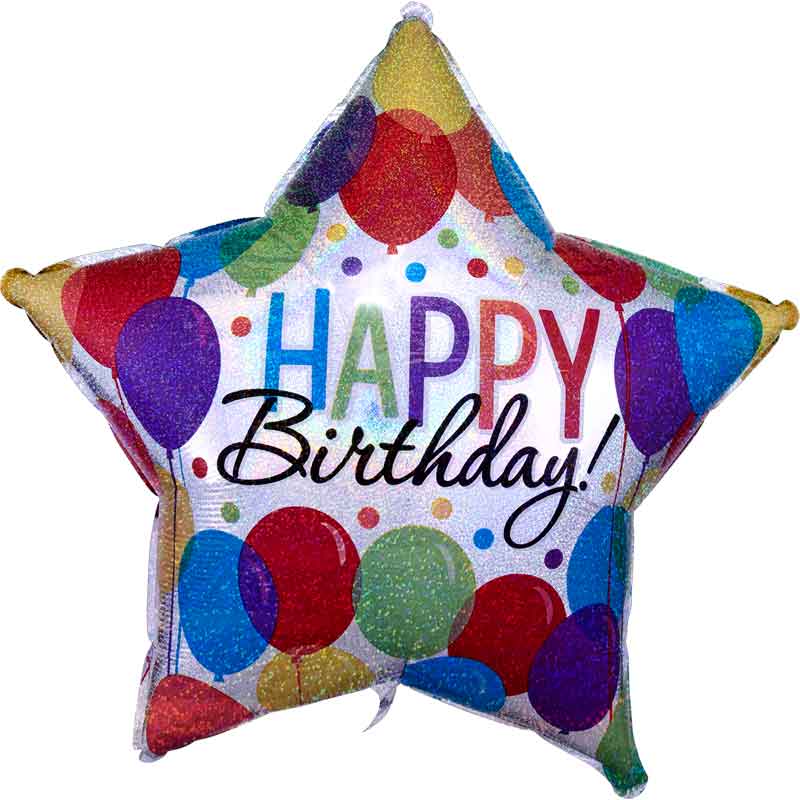28in HOLO BALLOON BASH FOIL BALLOON