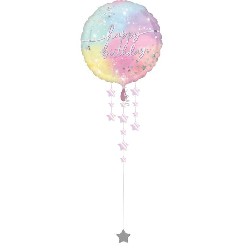 32in LUMINOUS HAPPY BIRTHDAY FOIL BALLOON