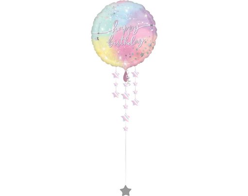 32in LUMINOUS HAPPY BIRTHDAY FOIL BALLOON