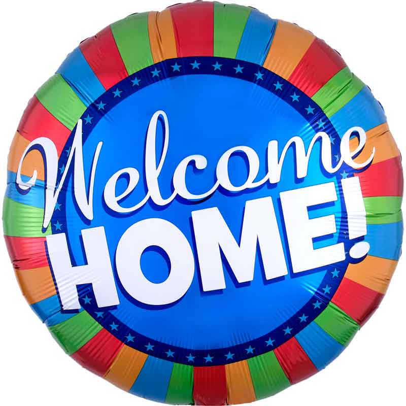 32in WELCOME HOME BLITZ FOIL BALLOON