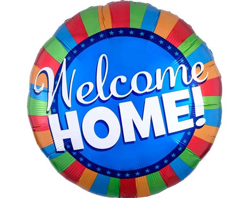 32in WELCOME HOME BLITZ FOIL BALLOON