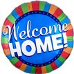 32in WELCOME HOME BLITZ FOIL BALLOON