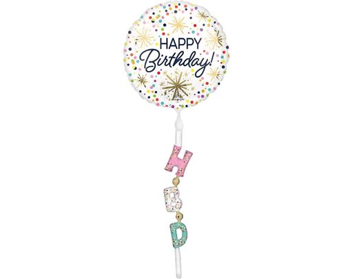 CONFETTI SPRINKLE BIRTHDAY AIRWALKER TAIL