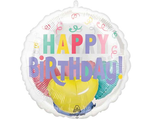 INSIDER PASTEL CONFETTI BIRTHDAY FOIL BALLOON