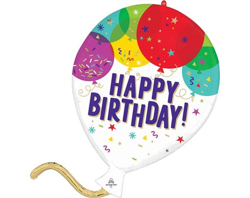 BIRTHDAY BALLOONS SHAPED FOIL BALLOON
