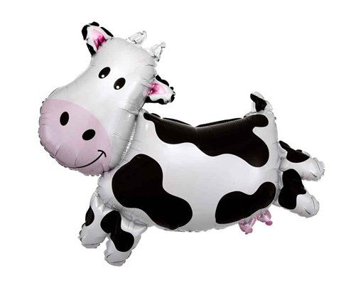 COW SHAPED LARGE FOIL BALLOON
