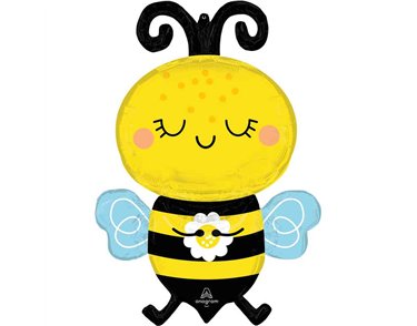 HAPPY BEE SHAPED LARGE FOIL BALLOON