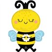 HAPPY BEE SHAPED LARGE FOIL BALLOON