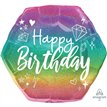 HOLO SPARKLE BIRTHDAY SHAPED FOIL BALLOON