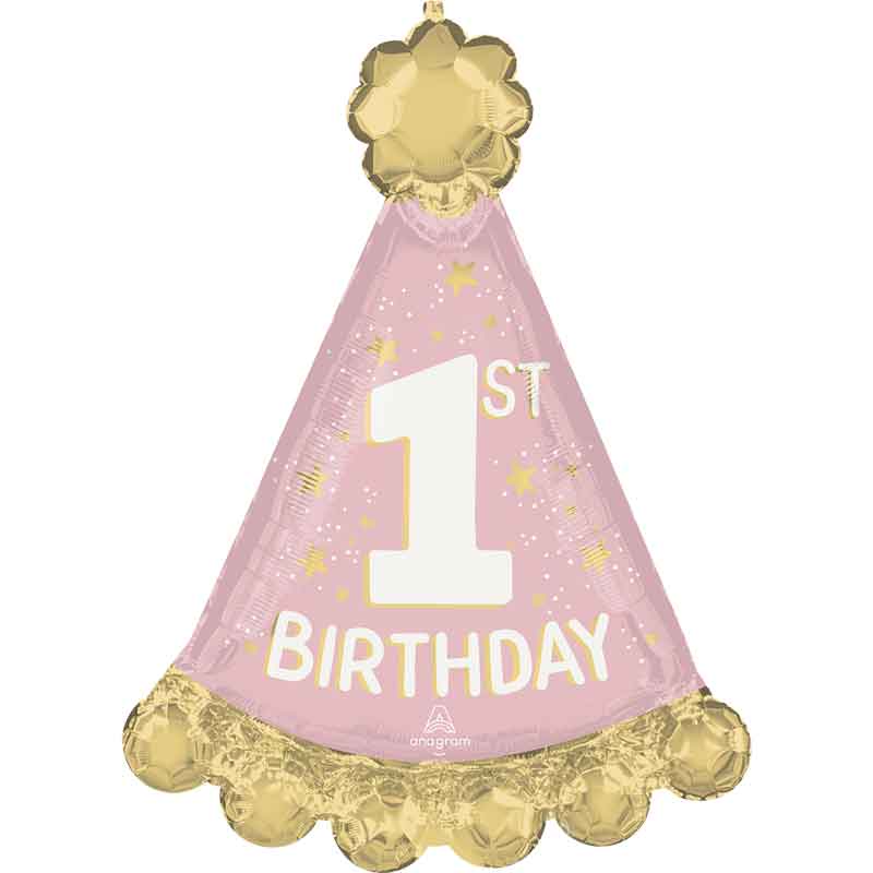 LITTLE MISS ONEDERFUL1ST BIRTHDAY SHAPED FOIL BALLOON