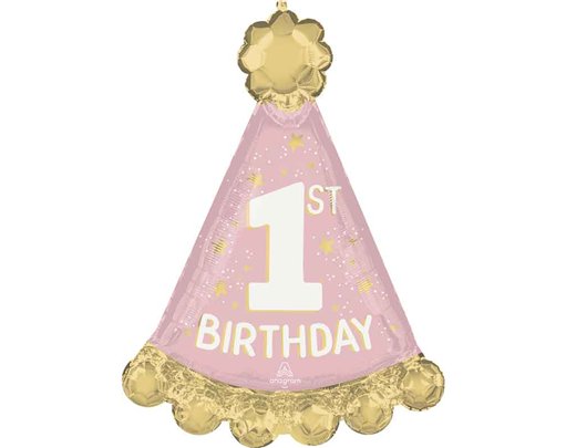 LITTLE MISS ONEDERFUL1ST BIRTHDAY SHAPED FOIL BALLOON