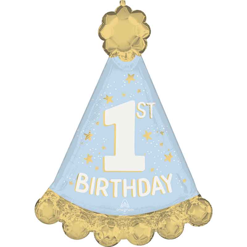 LITTLE MISTER ONEDERFUL 1ST BIRTHDAY SHAPED FOIL BALLOON