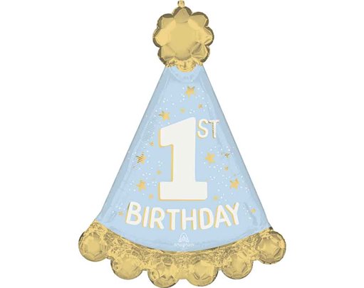 LITTLE MISTER ONEDERFUL 1ST BIRTHDAY SHAPED FOIL BALLOON