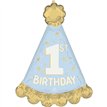 LITTLE MISTER ONEDERFUL 1ST BIRTHDAY SHAPED FOIL BALLOON