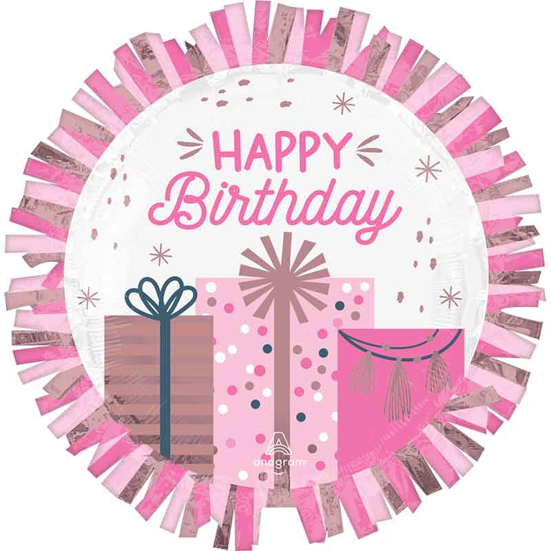 PASTEL BIRTHDAY SHAPED FOIL BALLOON