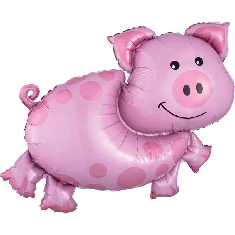 PIG SHAPED FOIL BALLOON