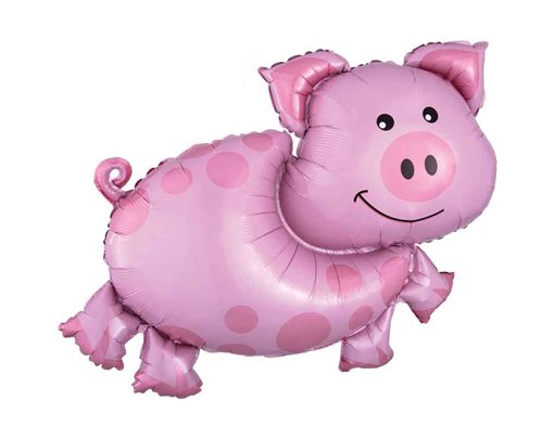 PIG SHAPED FOIL BALLOON