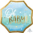 BLUE BABY BOY LARGE SHAPED FOIL BALLOON