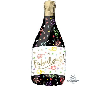 CONFETTI BUBBLY LARGE SHAPED FOIL BALLOON