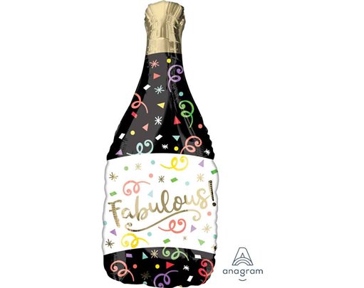 CONFETTI BUBBLY LARGE SHAPED FOIL BALLOON