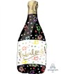 CONFETTI BUBBLY LARGE SHAPED FOIL BALLOON