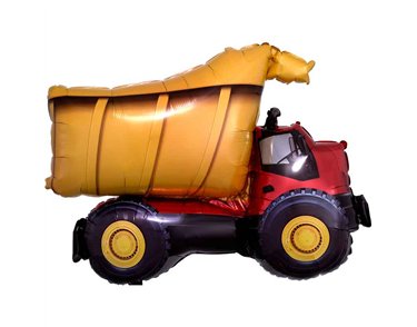 DUMP TRUCK LARGE SHAPED FOIL BALLOON