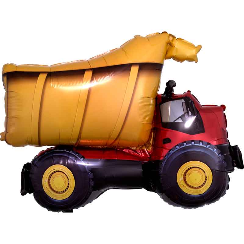 DUMP TRUCK LARGE SHAPED FOIL BALLOON