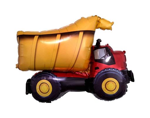 DUMP TRUCK LARGE SHAPED FOIL BALLOON