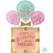 FABULOUS BIRTHDAY GIFT LARGE SHAPED FOIL BALLOON