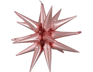 MAGIC STAR ROSE GOLD LARGE MULTI FOIL BALLOON