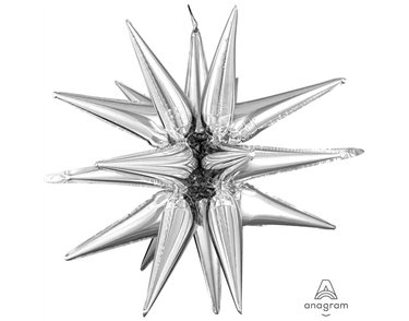 MAGIC STAR SILVER LARGE MULTI FOIL BALLOON